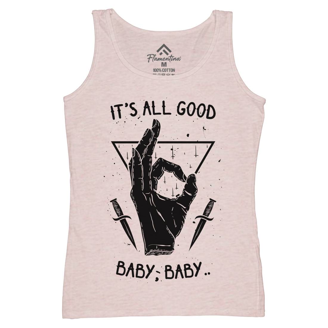 It&#39;s All Good Womens Organic Tank Top Vest Quotes D468