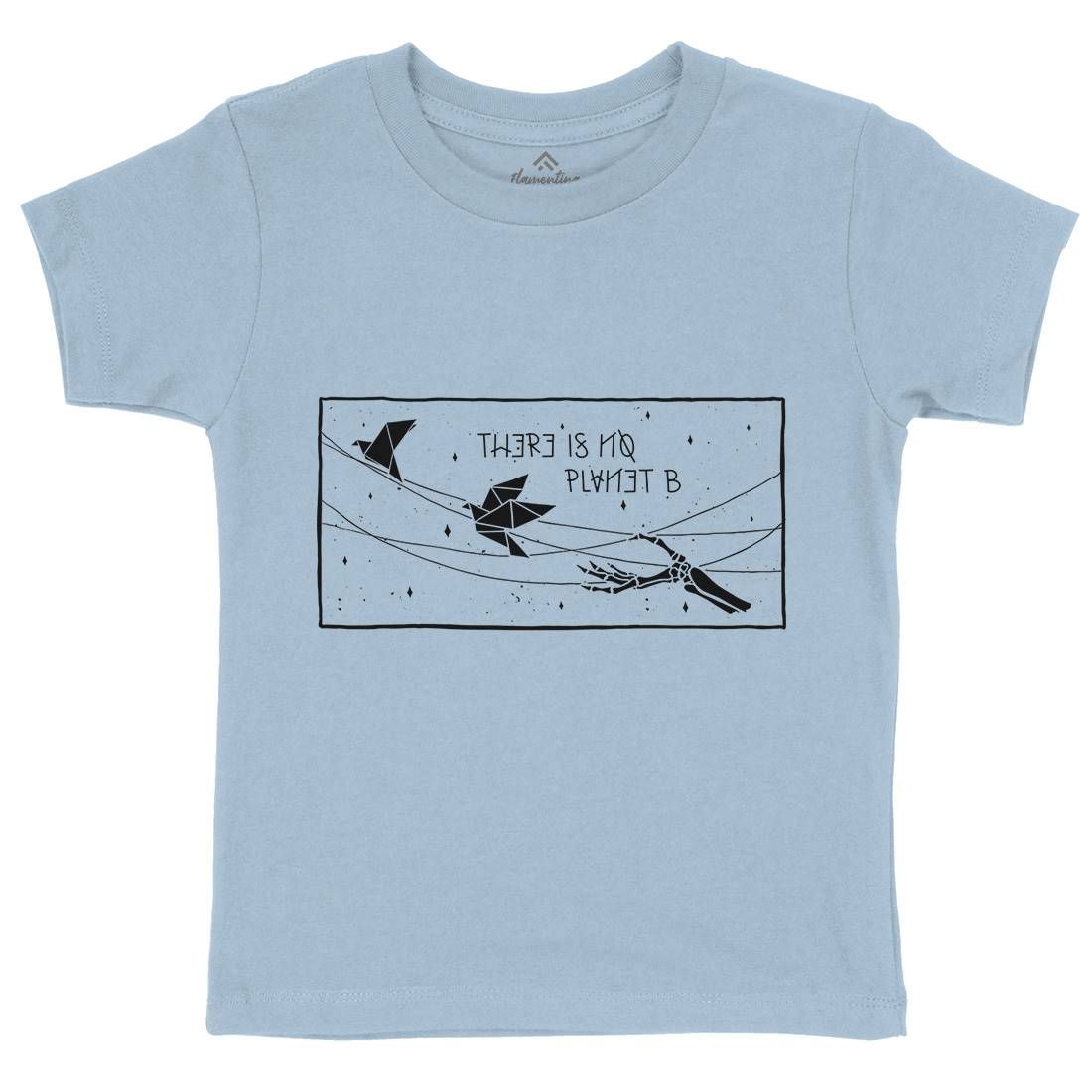 Planet B Kids Crew Neck T-Shirt Nature D481