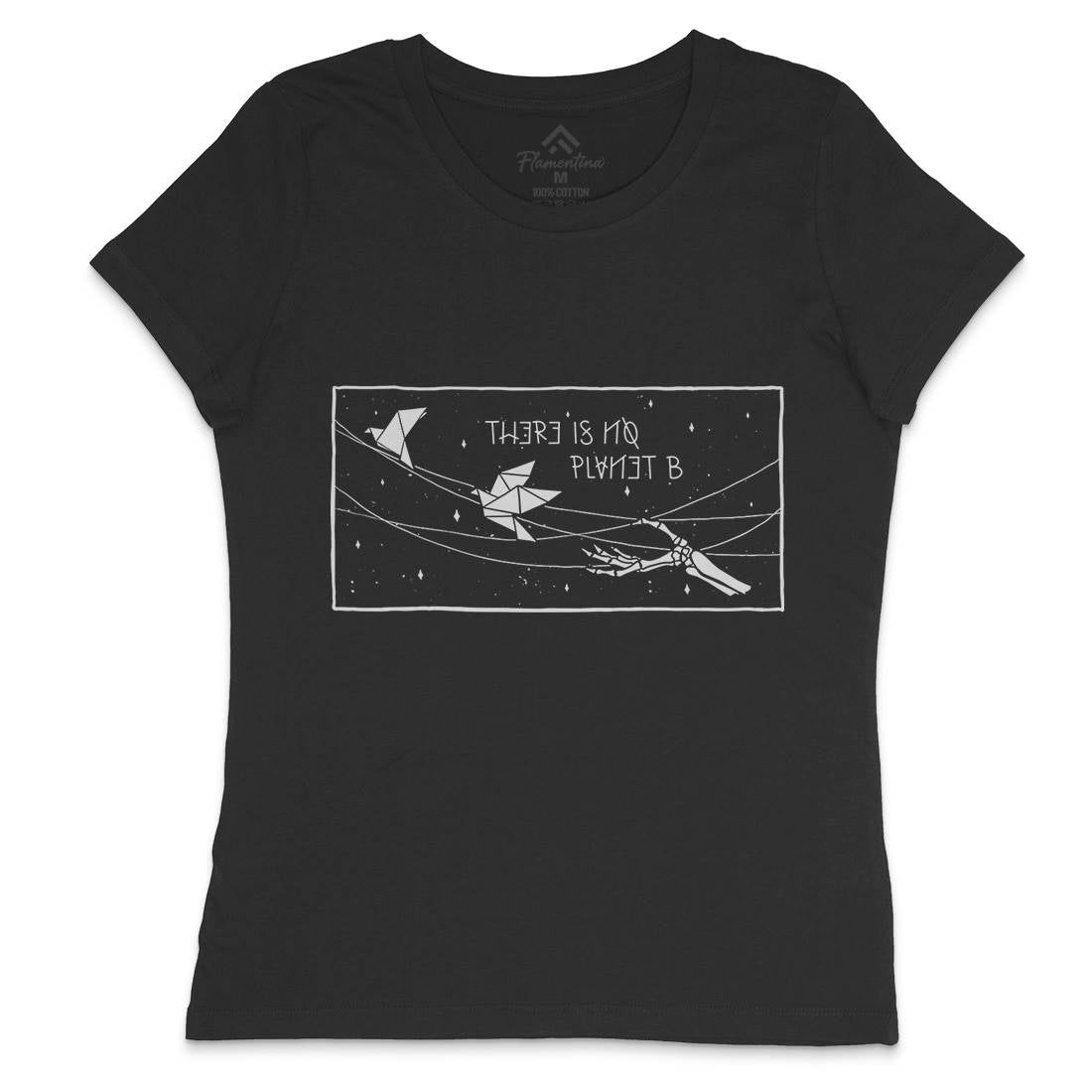 Planet B Womens Crew Neck T-Shirt Nature D481