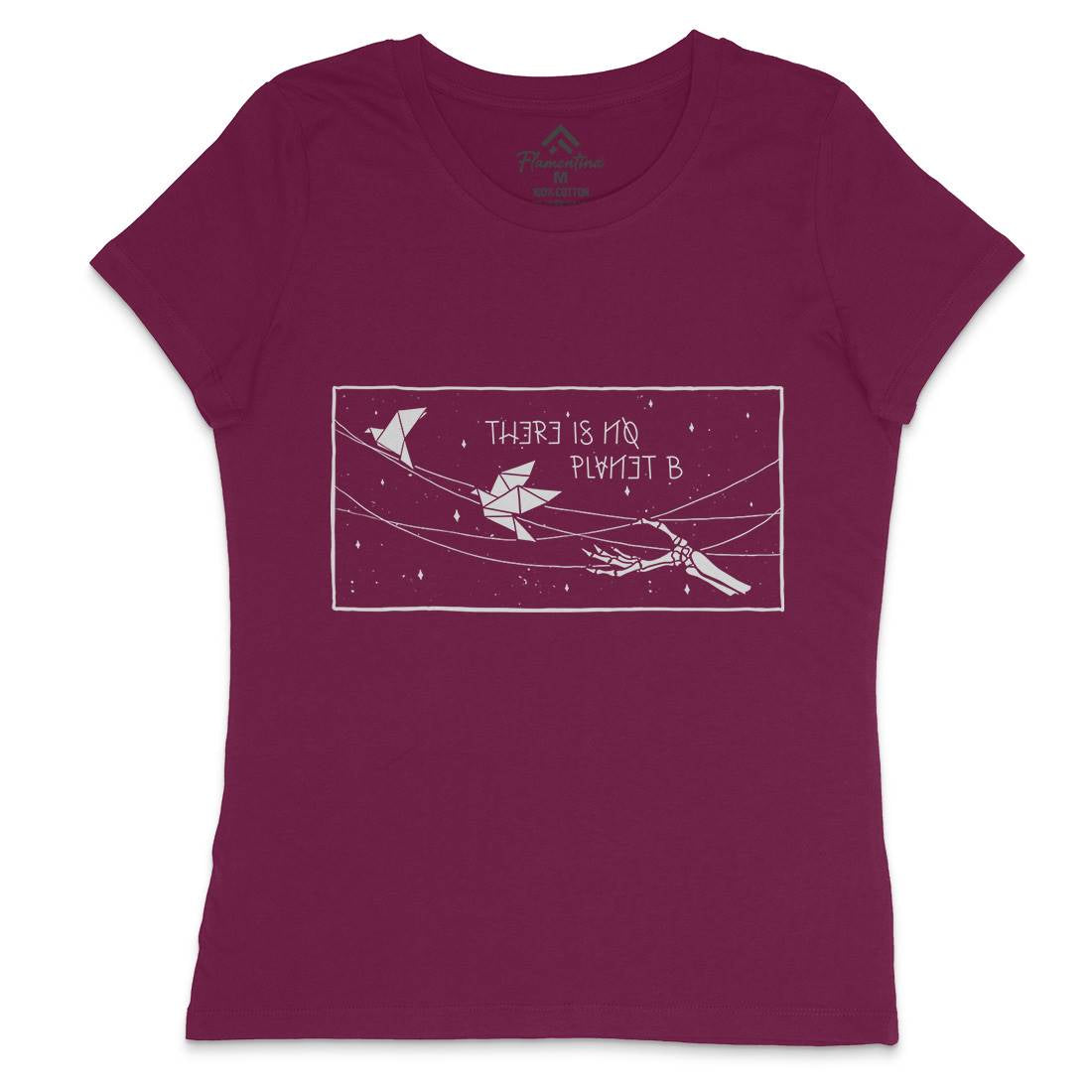 Planet B Womens Crew Neck T-Shirt Nature D481