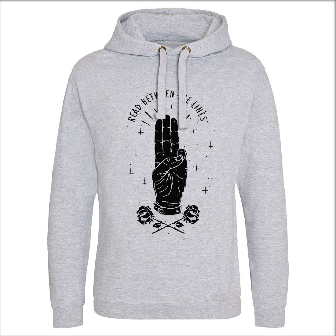 Read Between The Lines Mens Hoodie Without Pocket Tattoo D483