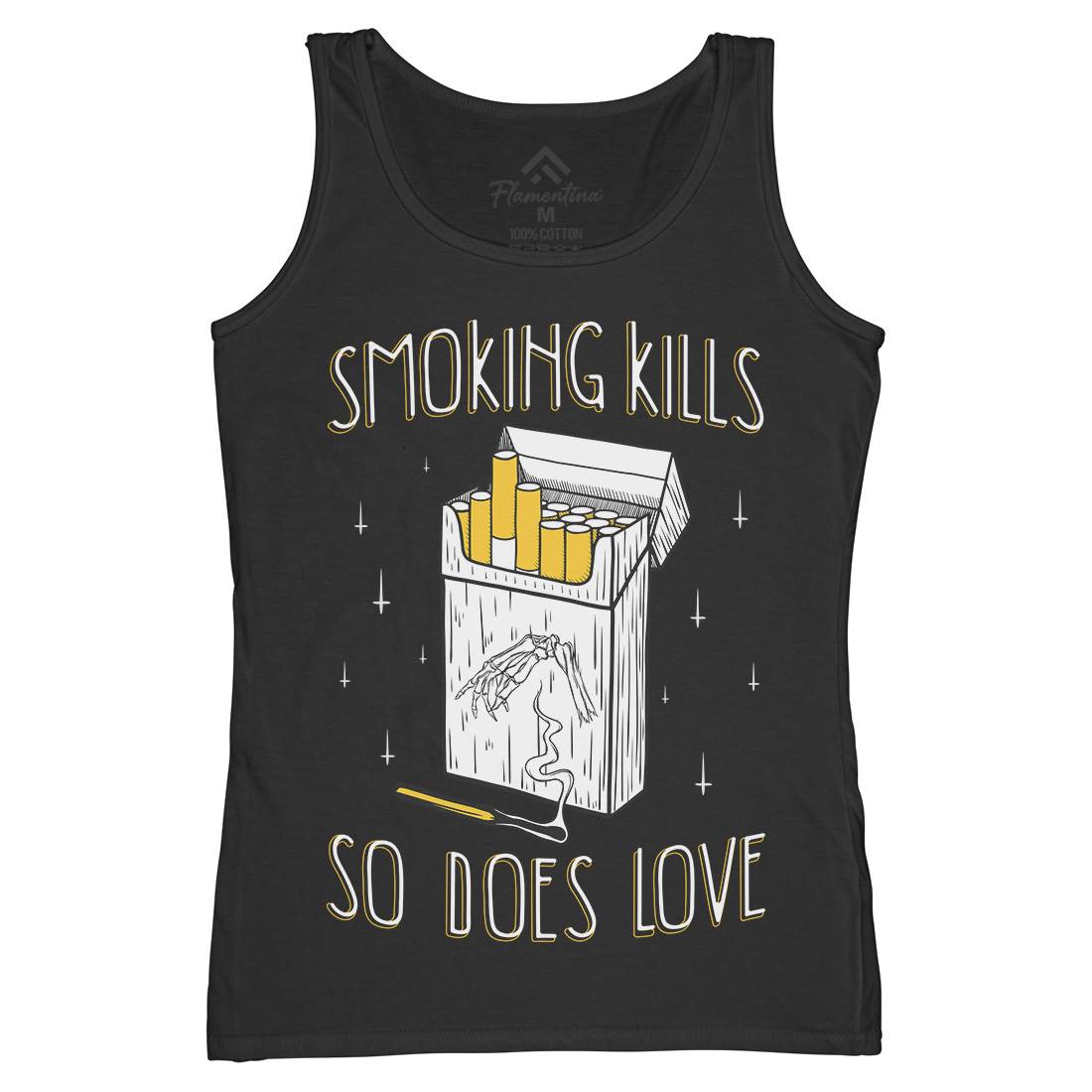 Smoking Kills Womens Organic Tank Top Vest Quotes D488
