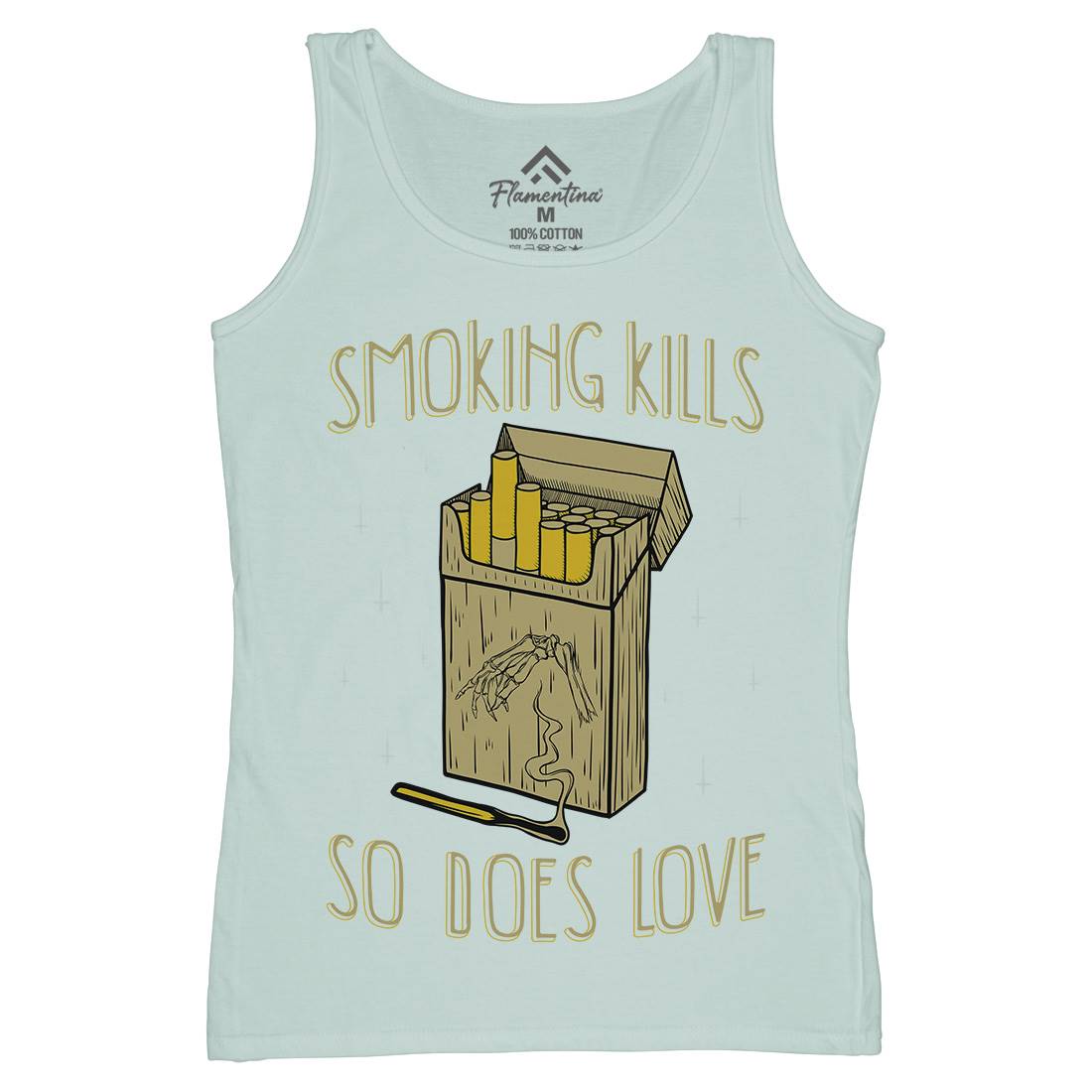 Smoking Kills Womens Organic Tank Top Vest Quotes D488