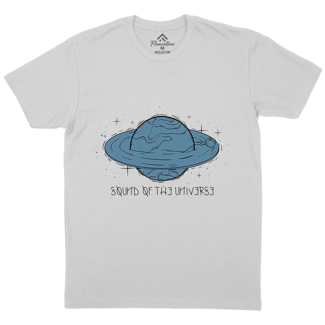 Sound Of The Universe Mens Crew Neck T-Shirt Space D489