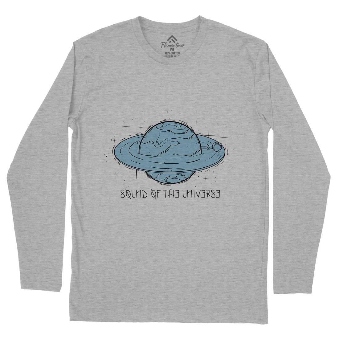 Sound Of The Universe Mens Long Sleeve T-Shirt Space D489