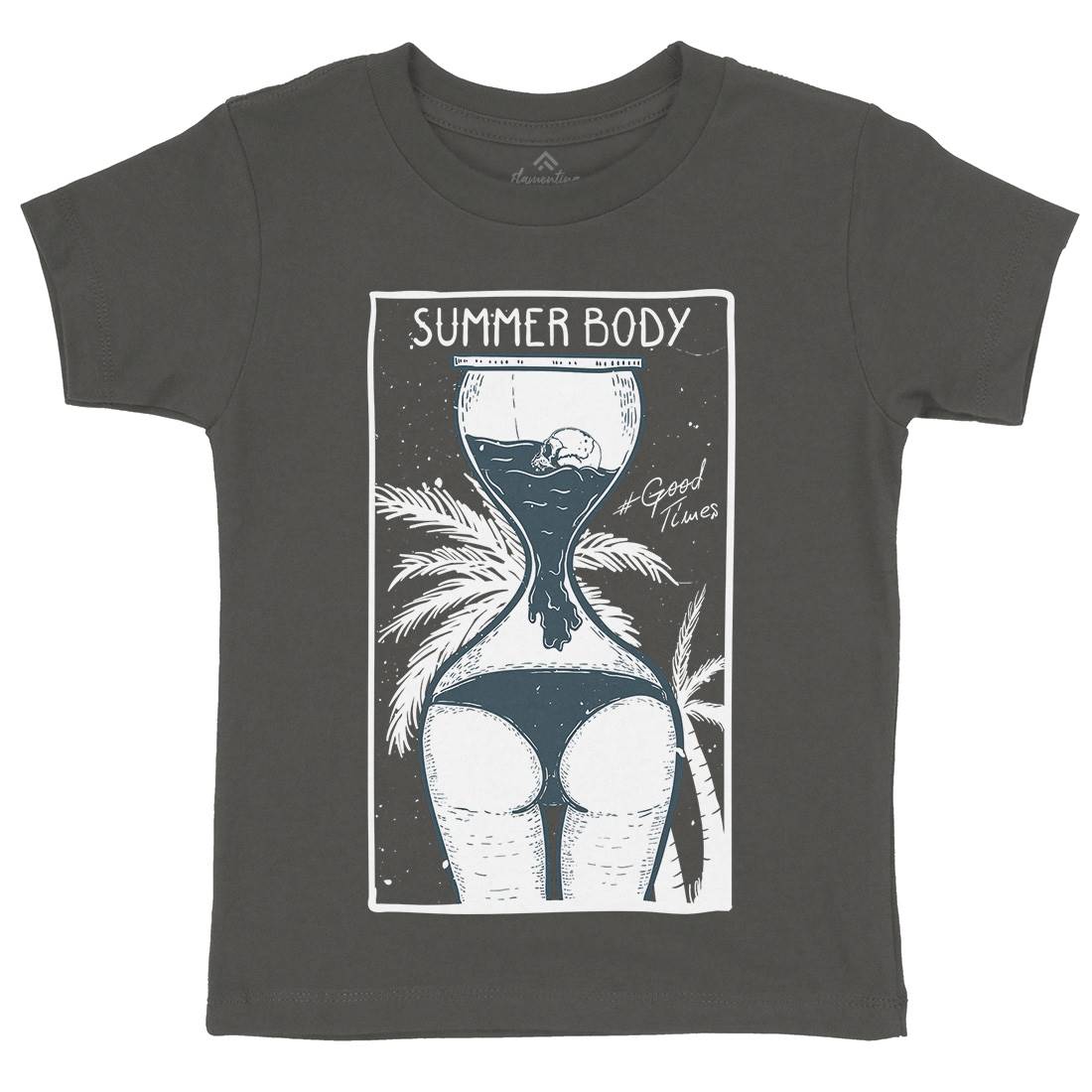 Summer Body Kids Crew Neck T-Shirt Holiday D490