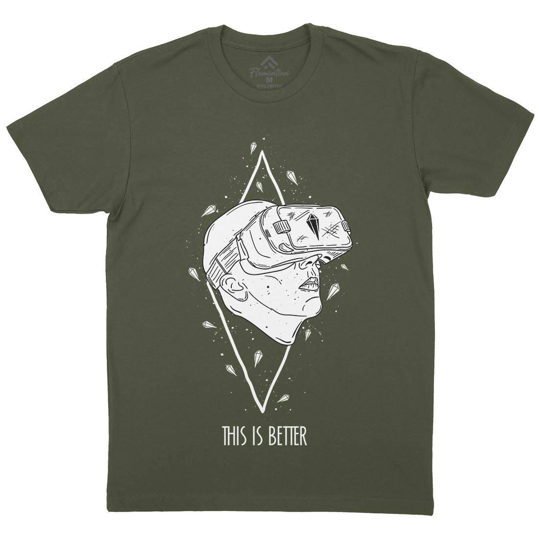 This Is Better Mens Crew Neck T-Shirt Geek D491