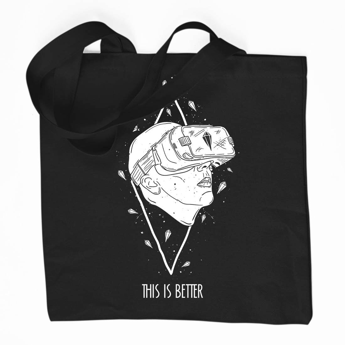 This Is Better Organic Premium Cotton Tote Bag Geek D491