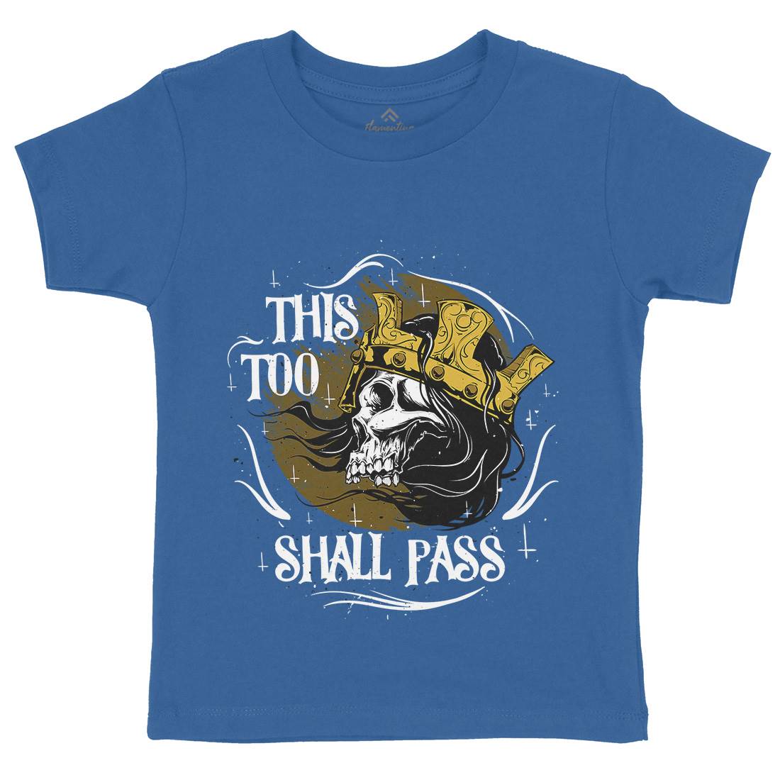 This Too Shall Pass Kids Crew Neck T-Shirt Horror D492