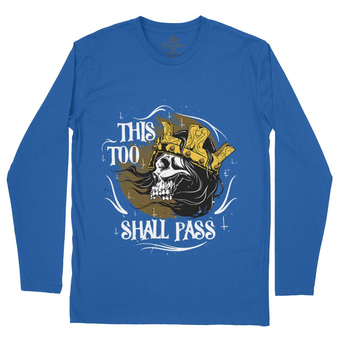 This Too Shall Pass Mens Long Sleeve T-Shirt Horror D492