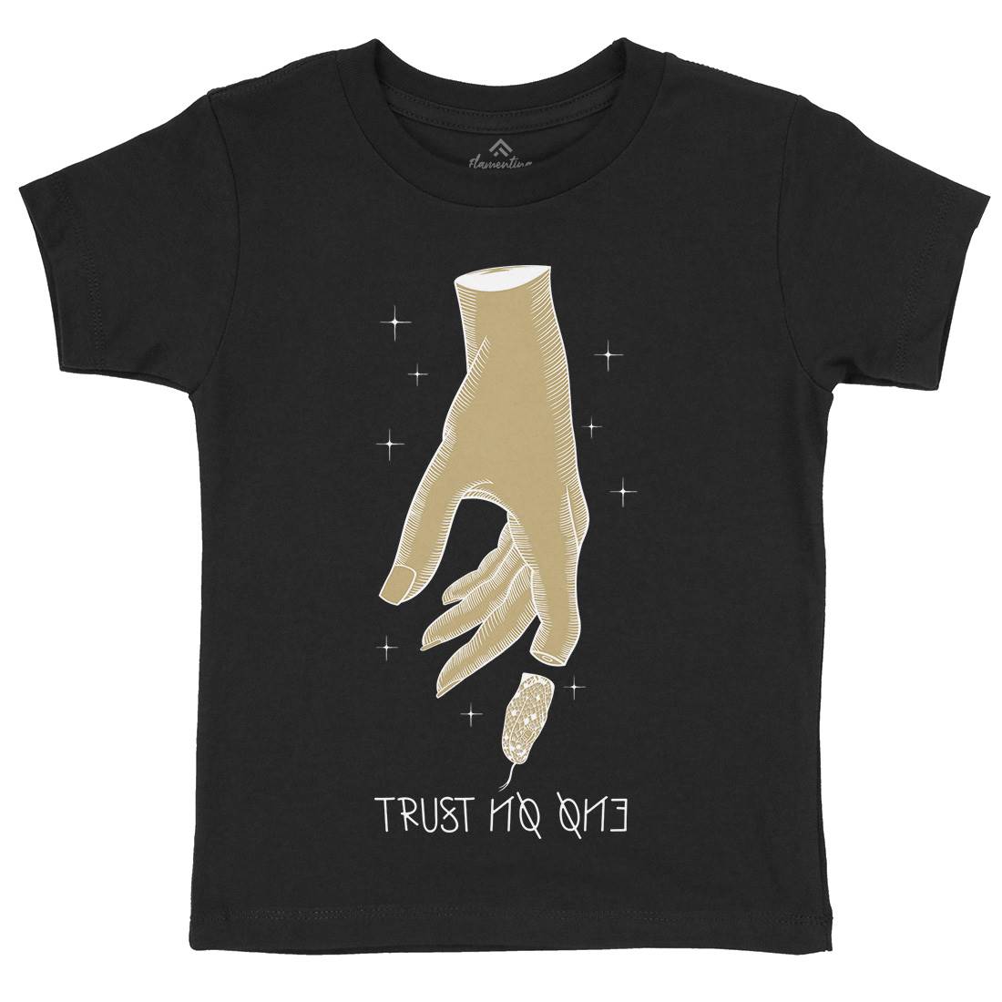Trust No One Kids Crew Neck T-Shirt Quotes D493
