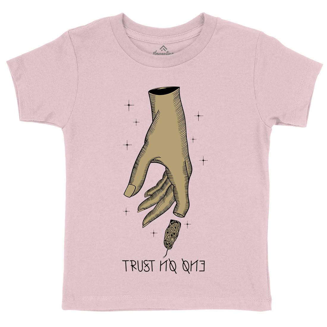 Trust No One Kids Crew Neck T-Shirt Quotes D493