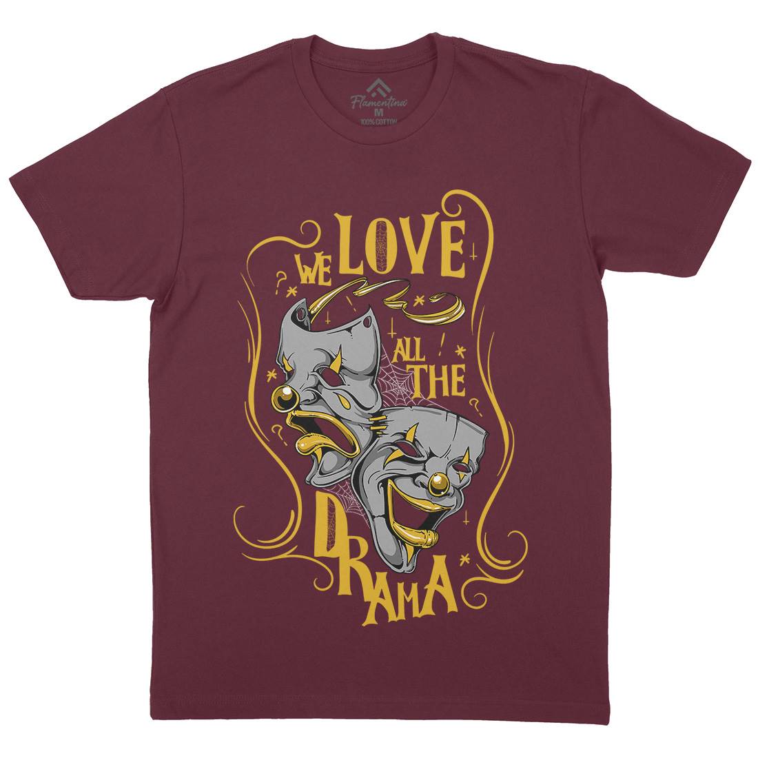We Love All The Drama Mens Crew Neck T-Shirt Funny D496