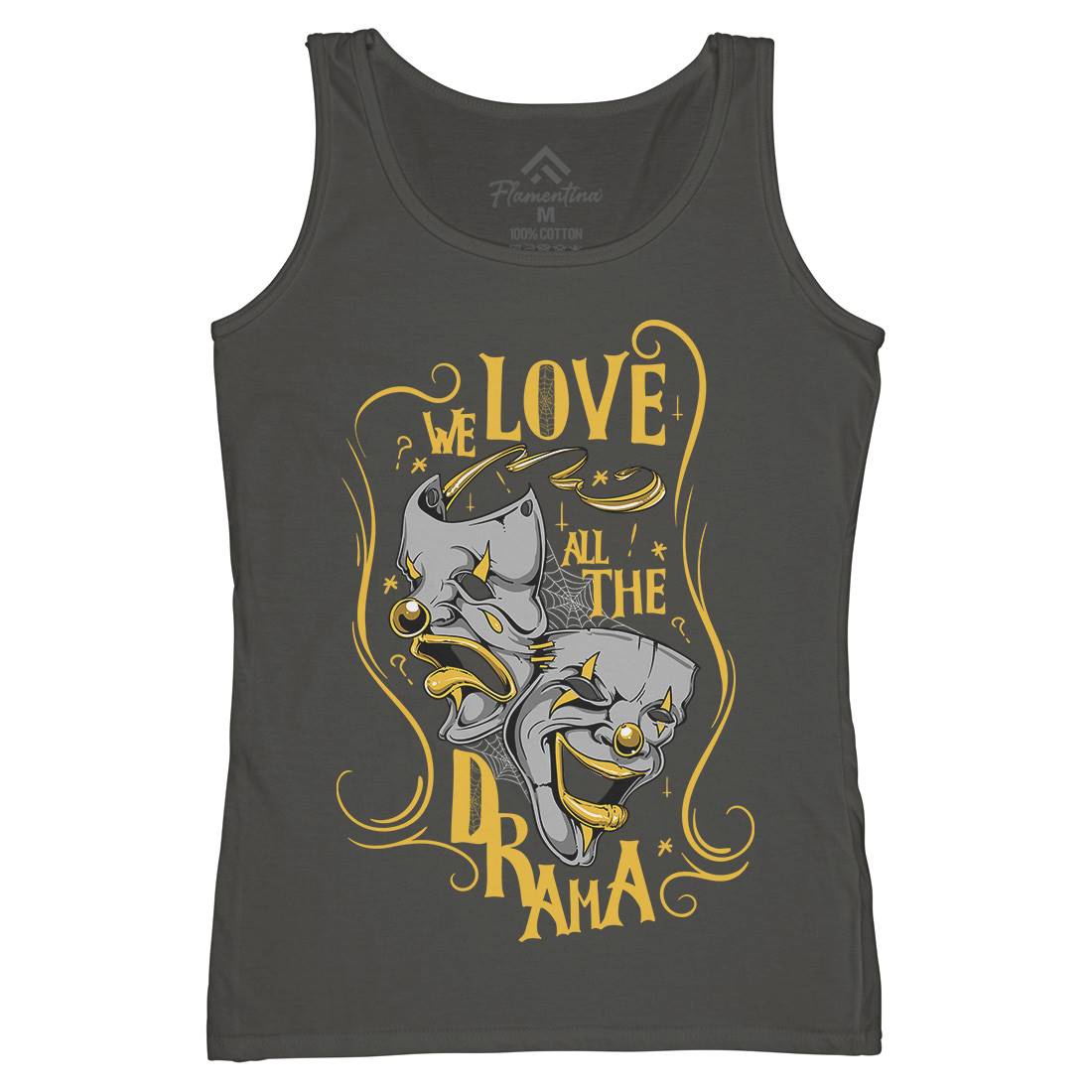We Love All The Drama Womens Organic Tank Top Vest Funny D496