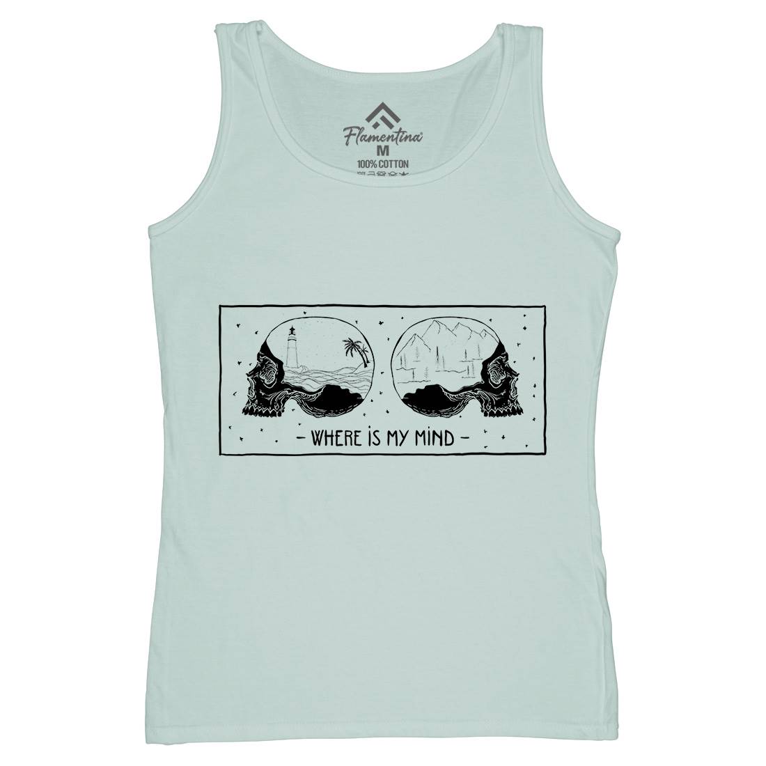 Where Is My Mind Womens Organic Tank Top Vest Quotes D497