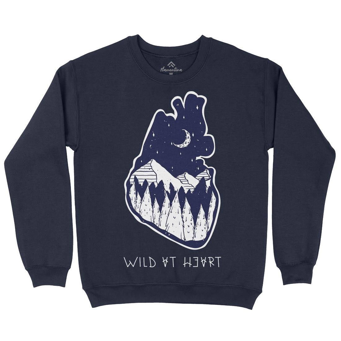 Wild At Heart Kids Crew Neck Sweatshirt Nature D498