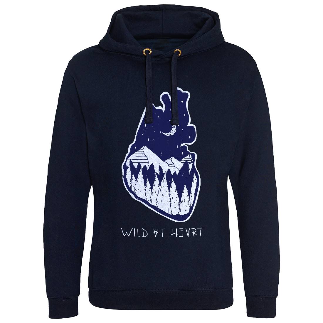 Wild At Heart Mens Hoodie Without Pocket Nature D498