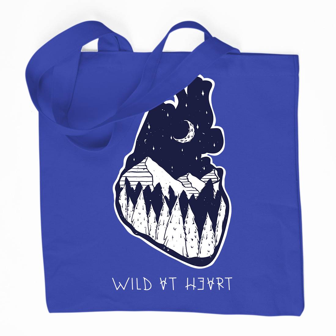 Wild At Heart Organic Premium Cotton Tote Bag Nature D498