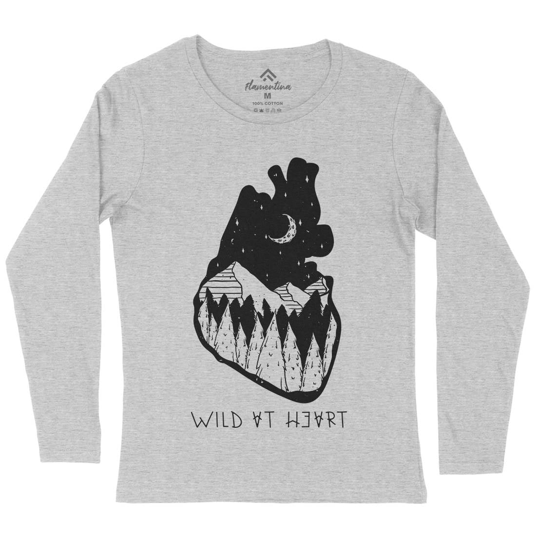Wild At Heart Womens Long Sleeve T-Shirt Nature D498