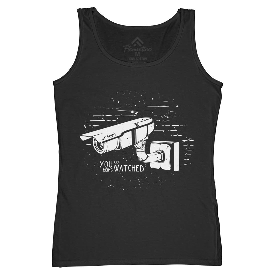 You Are Being Watched Womens Organic Tank Top Vest Media D499