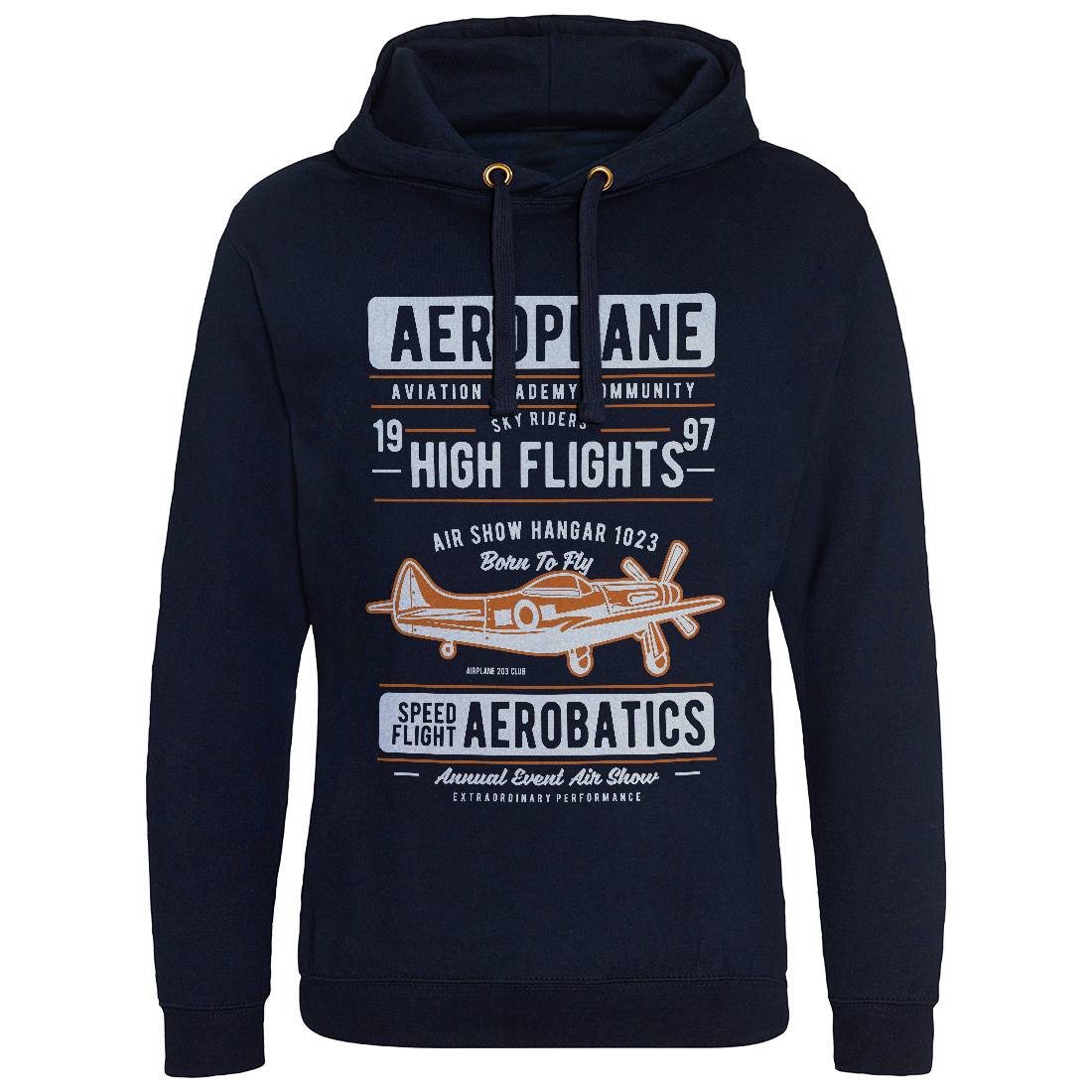 Aeroplane Mens Hoodie Without Pocket Vehicles D501