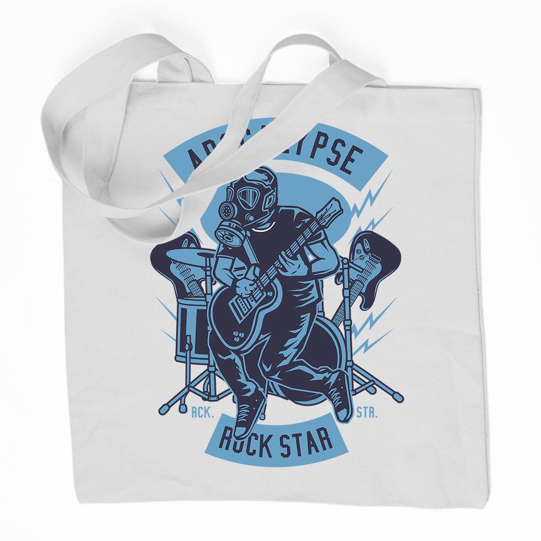 Apocalypse Rock Star Organic Premium Cotton Tote Bag Music D503