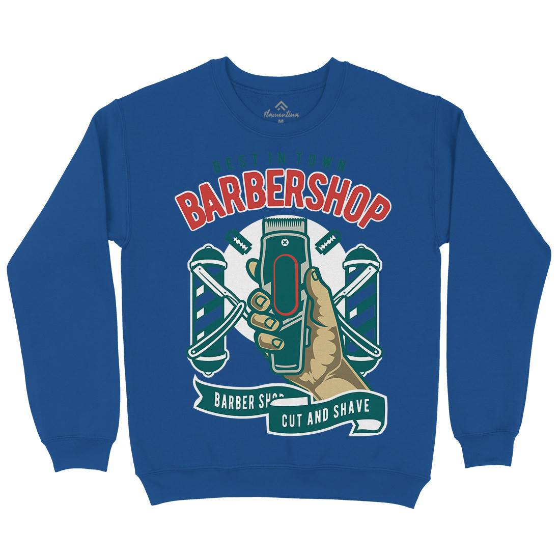 Barbershop Kids Crew Neck Sweatshirt Barber D506