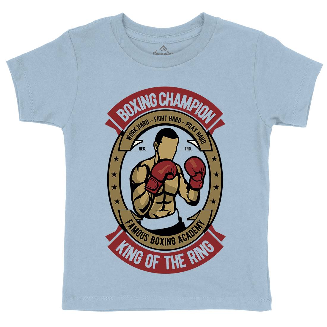 Boxing Kids Crew Neck T-Shirt Sport D510