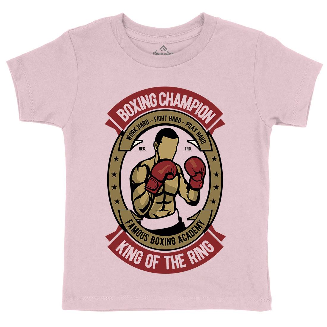 Boxing Kids Organic Crew Neck T-Shirt Sport D510