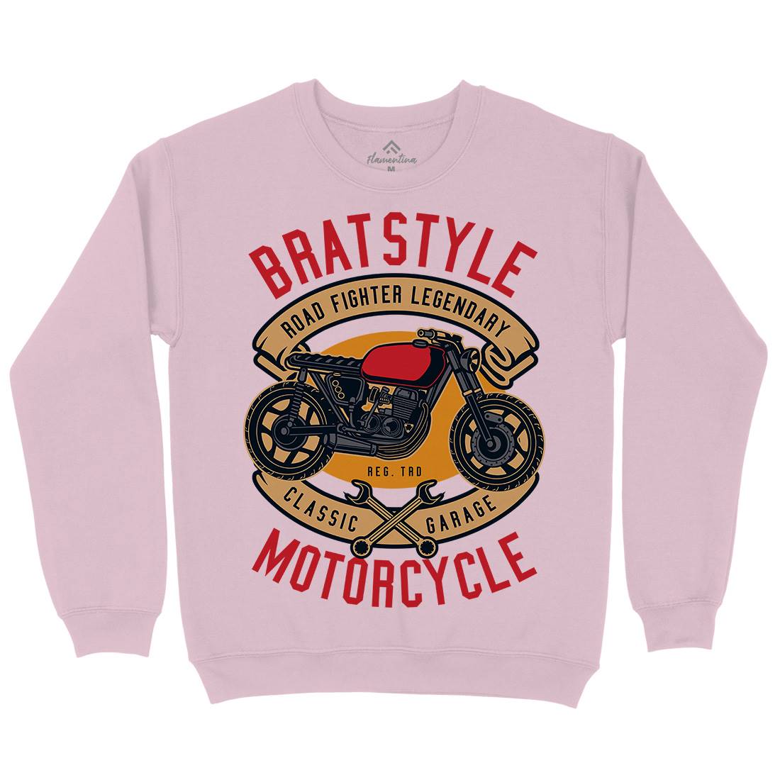 Brat Style Kids Crew Neck Sweatshirt Motorcycles D511