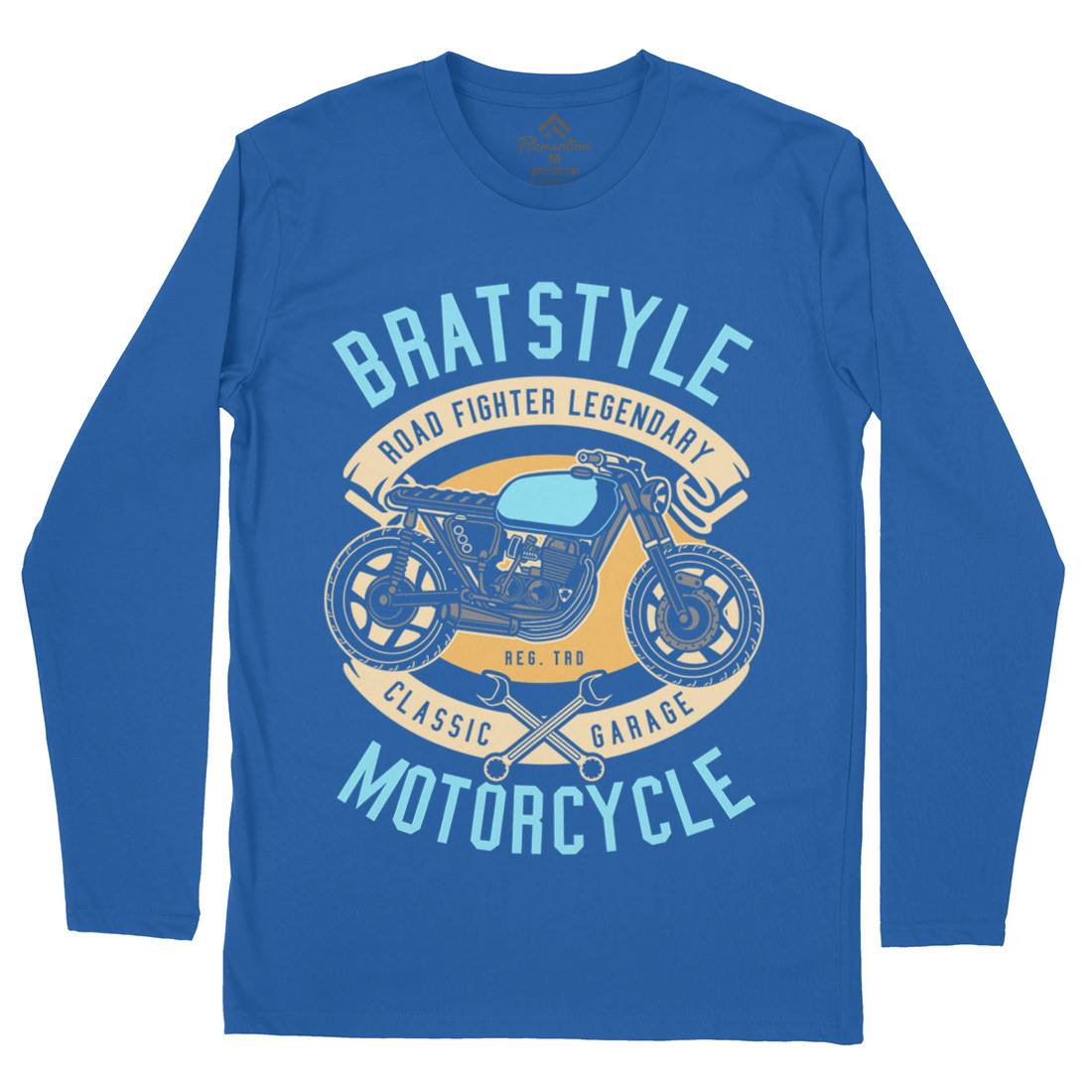 Brat Style Mens Long Sleeve T-Shirt Motorcycles D511
