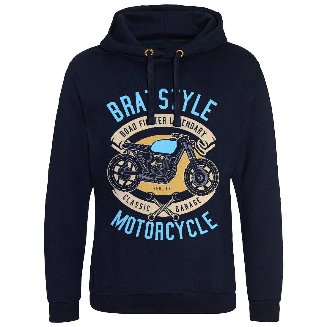 Brat Style Mens Hoodie Without Pocket Motorcycles D511