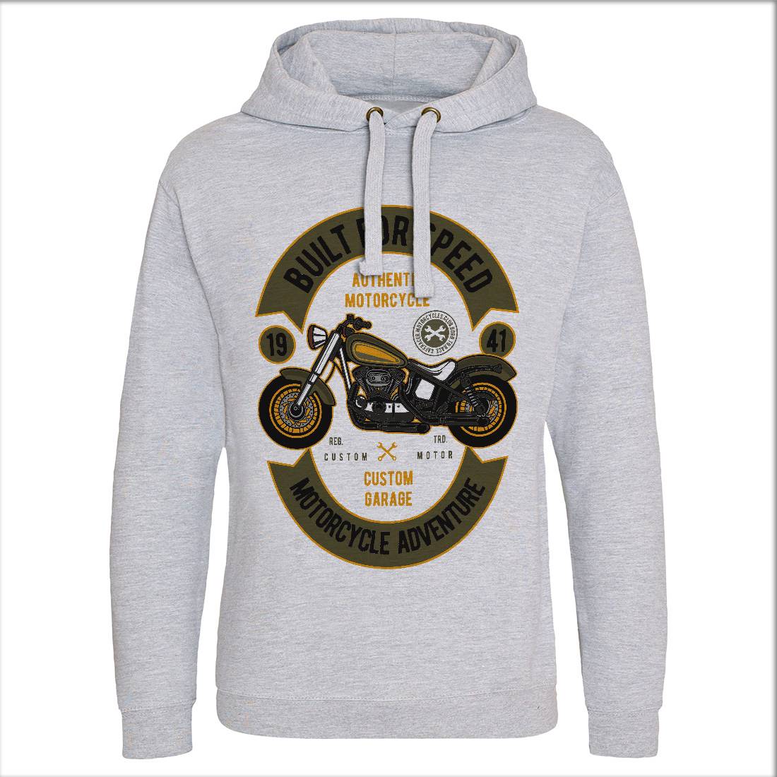 Built For Speed Mens Hoodie Without Pocket Motorcycles D512