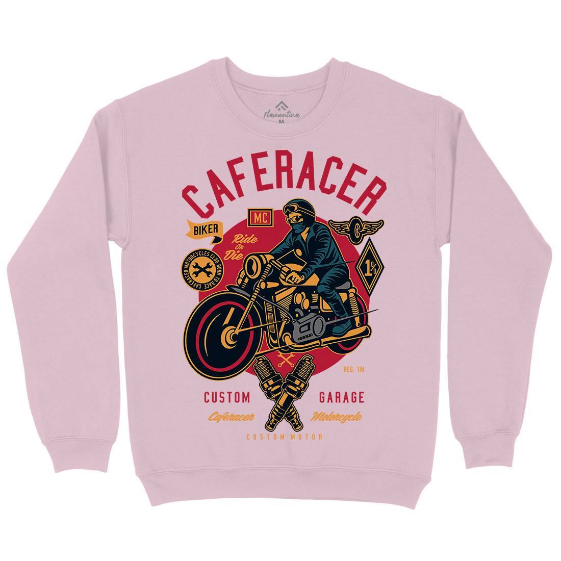Caferacer Kids Crew Neck Sweatshirt Motorcycles D513