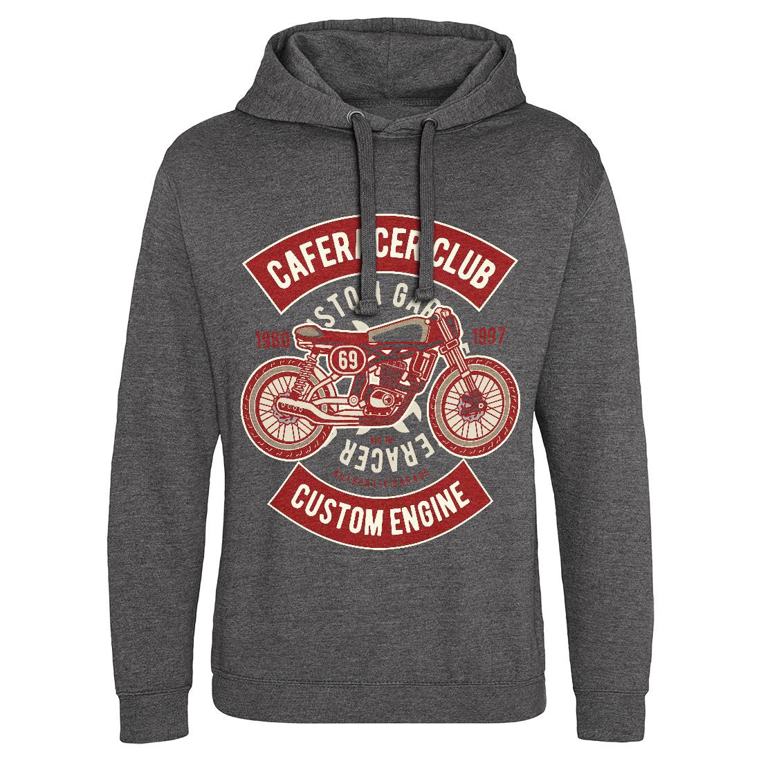 Caferacer Club Mens Hoodie Without Pocket Motorcycles D514