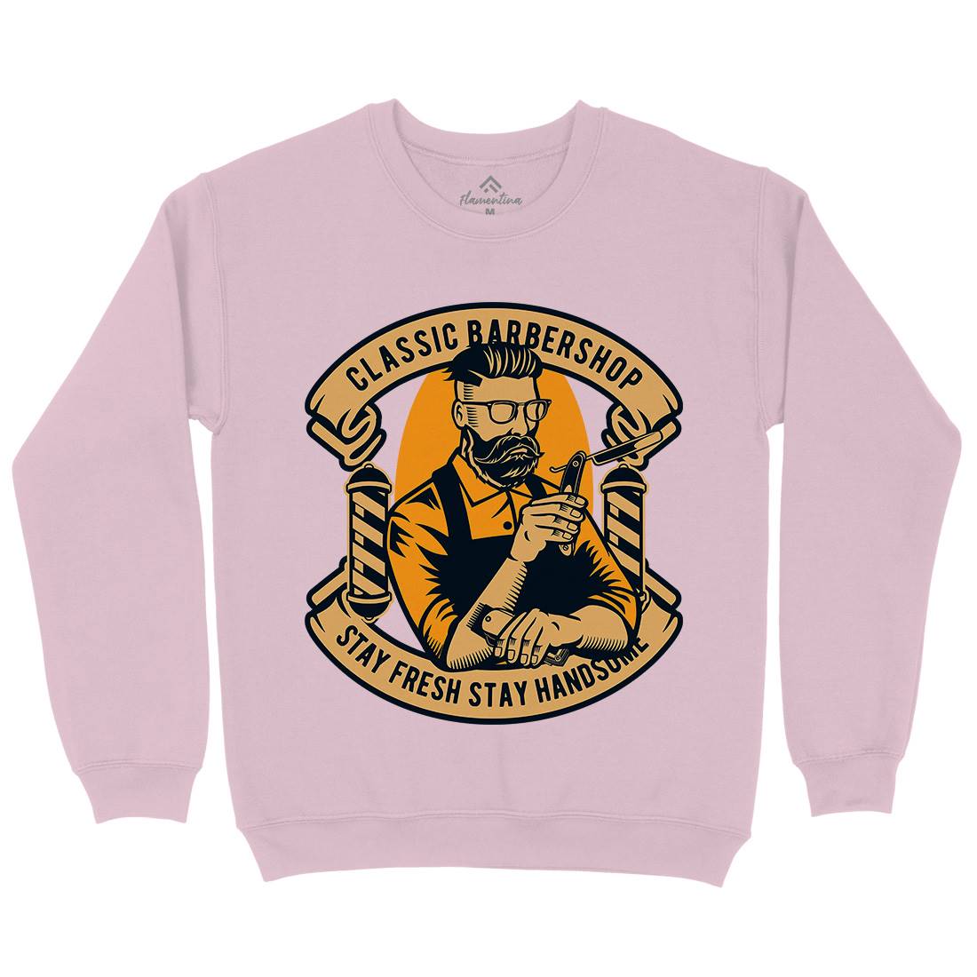 Classic Shop Kids Crew Neck Sweatshirt Barber D517