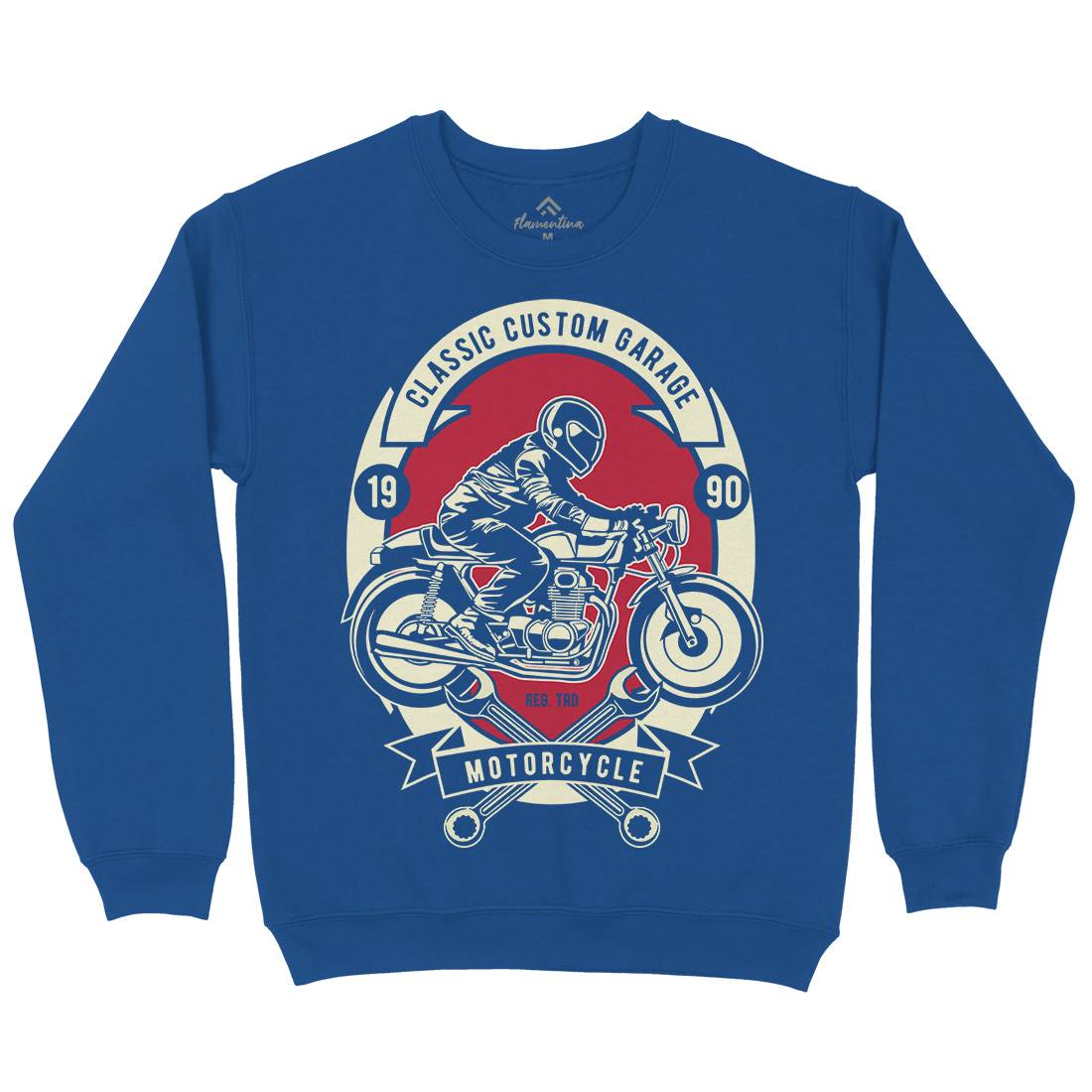 Classic Custom Garage Kids Crew Neck Sweatshirt Motorcycles D519