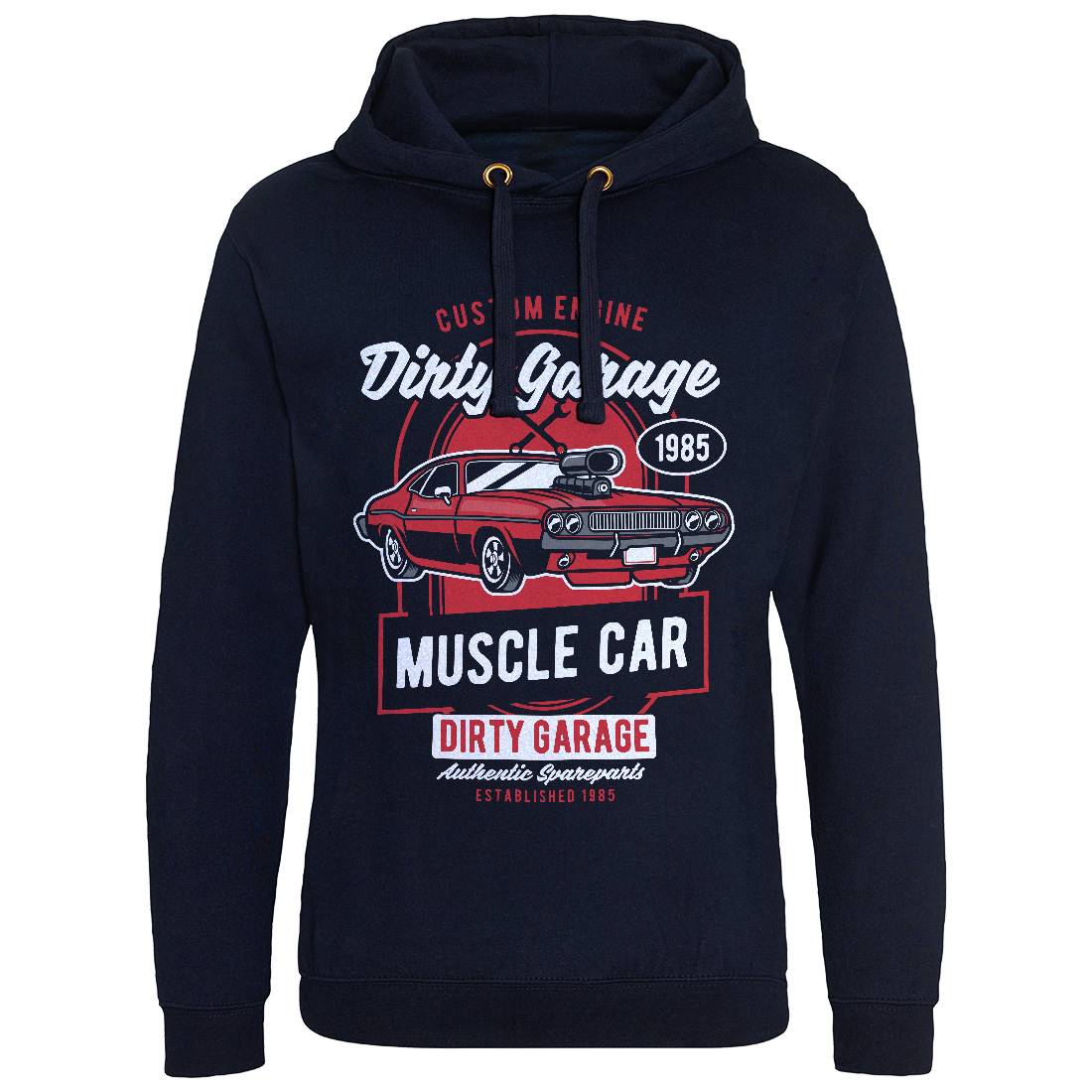 Dirty Garage Mens Hoodie Without Pocket Cars D525