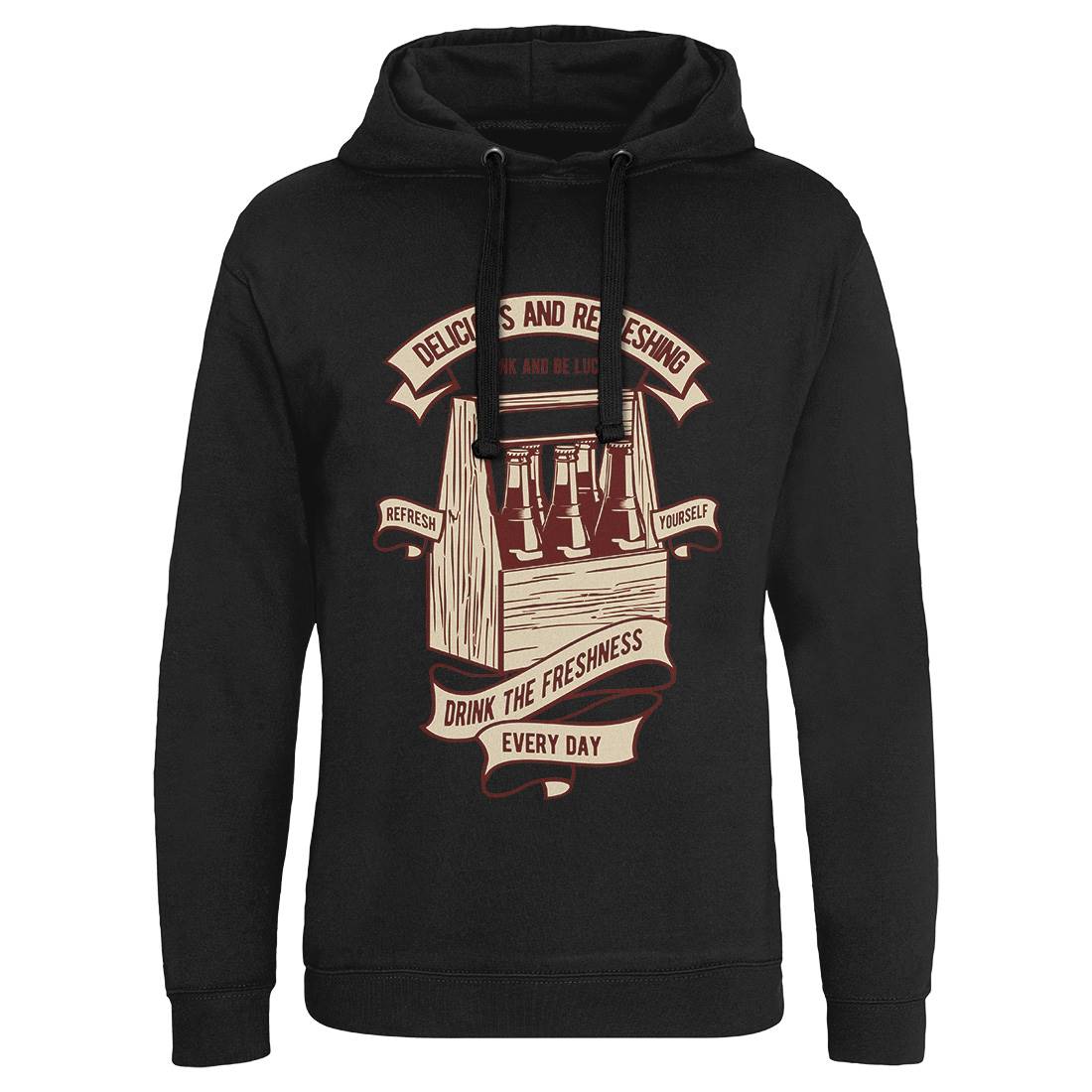 Drink The Freshness Mens Hoodie Without Pocket Drinks D526