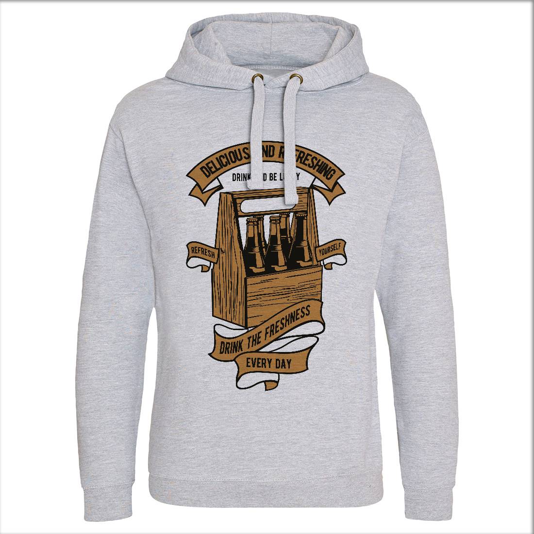 Drink The Freshness Mens Hoodie Without Pocket Drinks D526