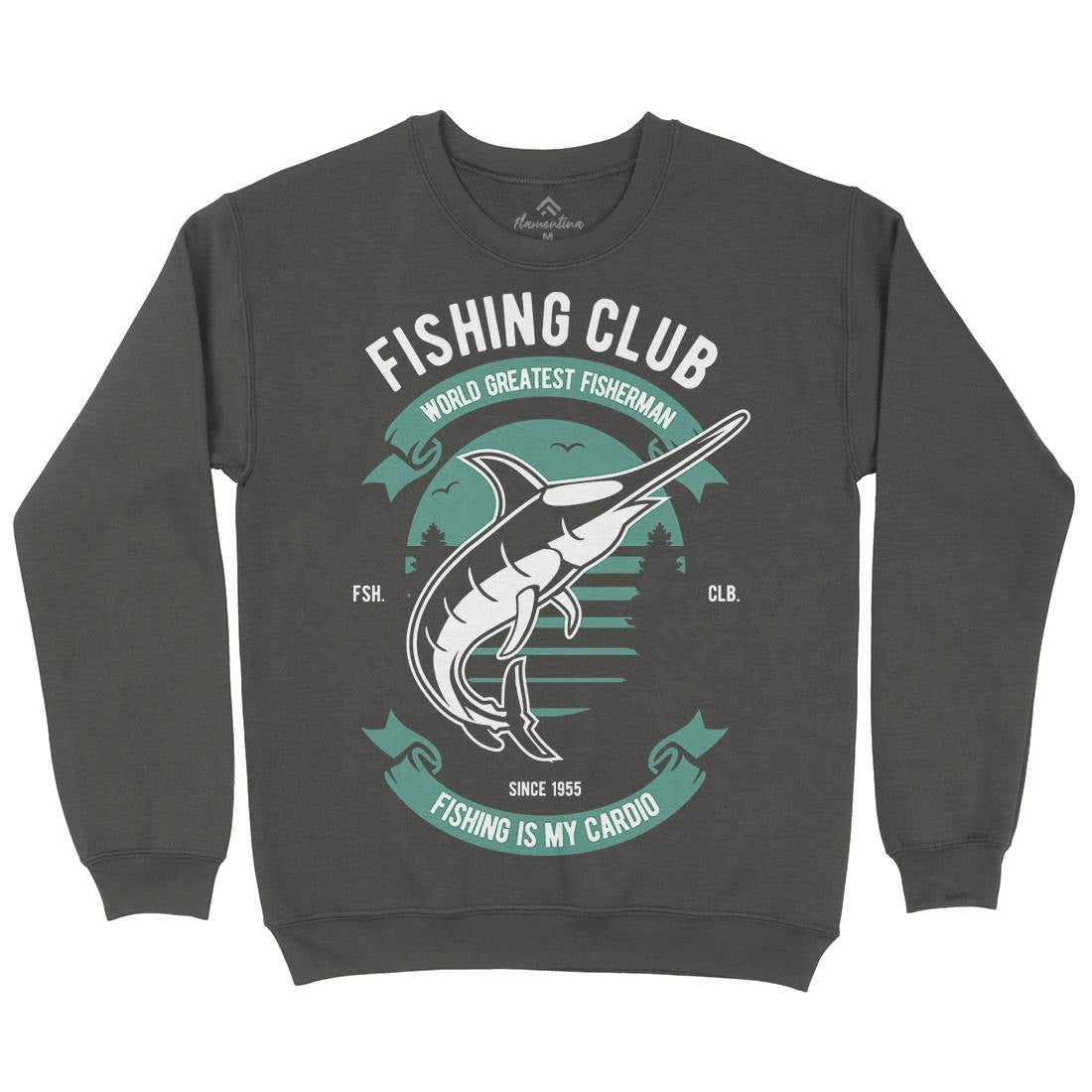 Club Kids Crew Neck Sweatshirt Fishing D530