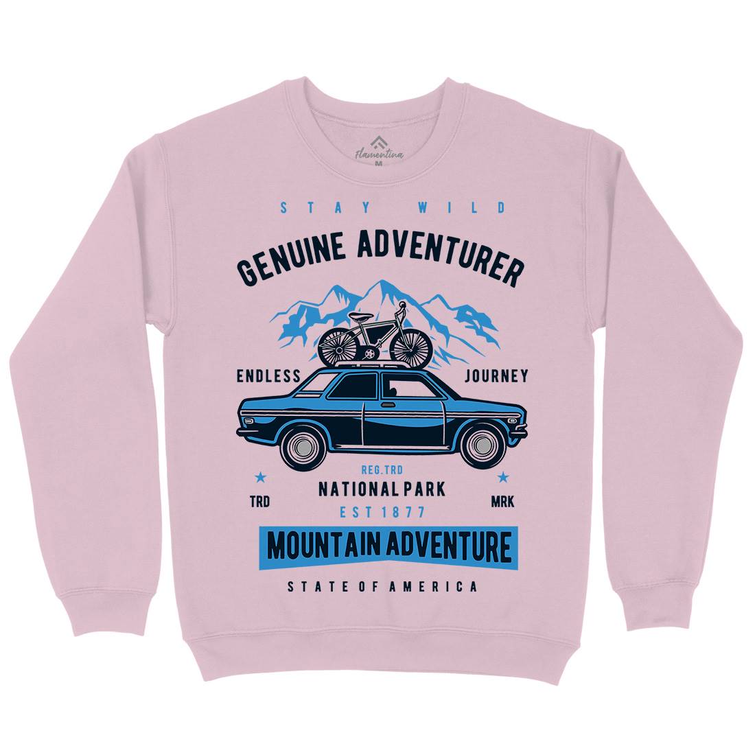 Genuine Adventurer Kids Crew Neck Sweatshirt Nature D539