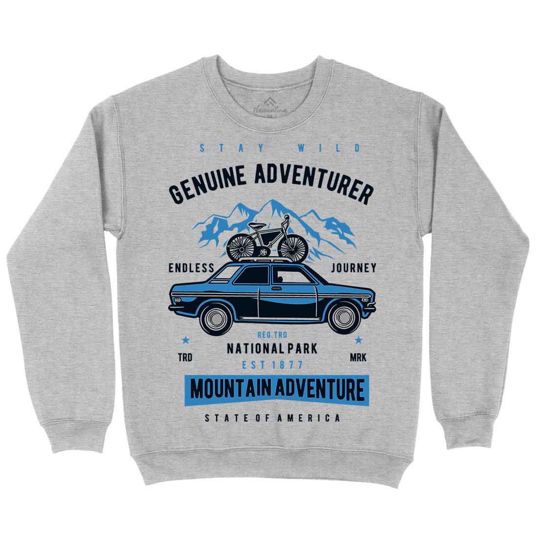 Genuine Adventurer Kids Crew Neck Sweatshirt Nature D539