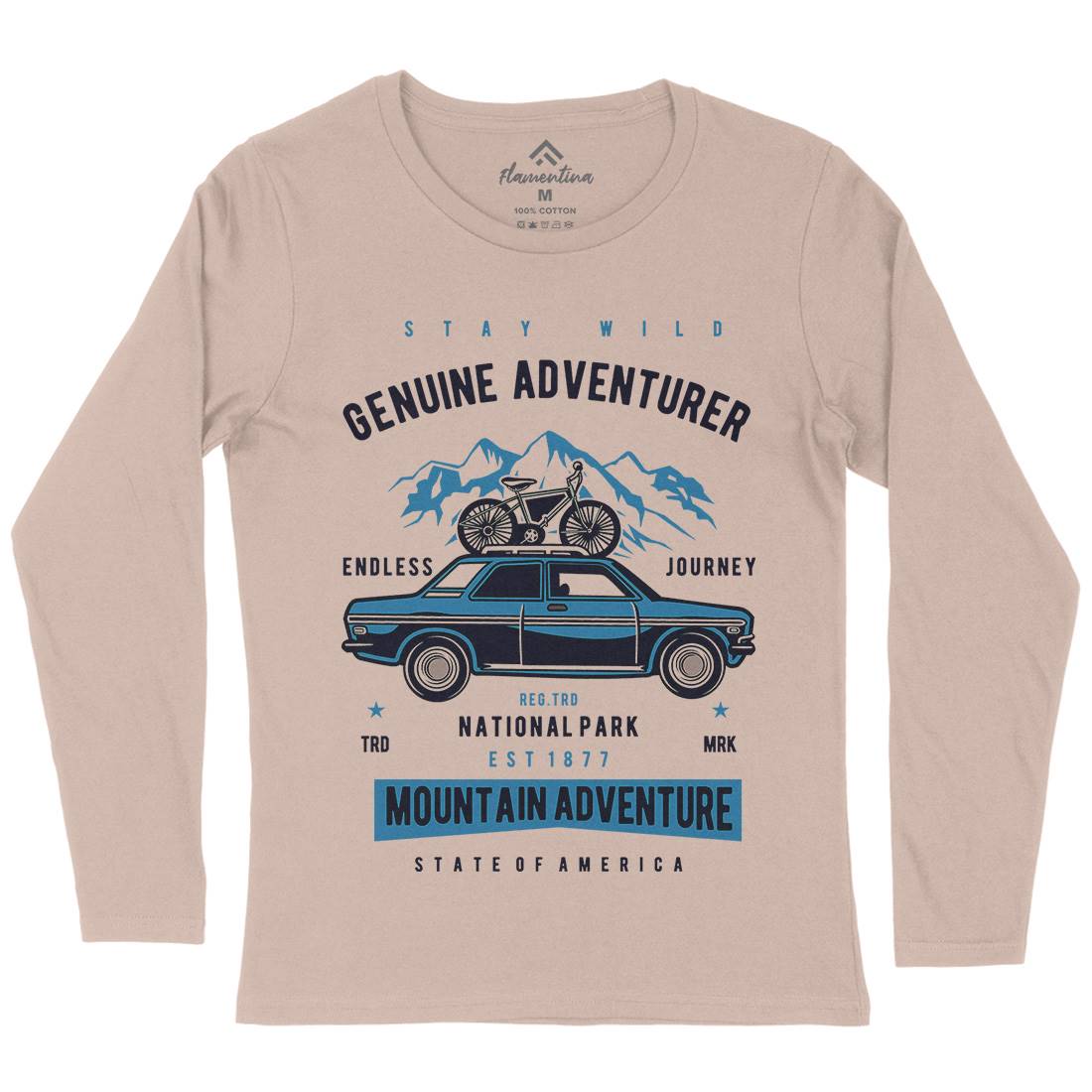 Genuine Adventurer Womens Long Sleeve T-Shirt Nature D539