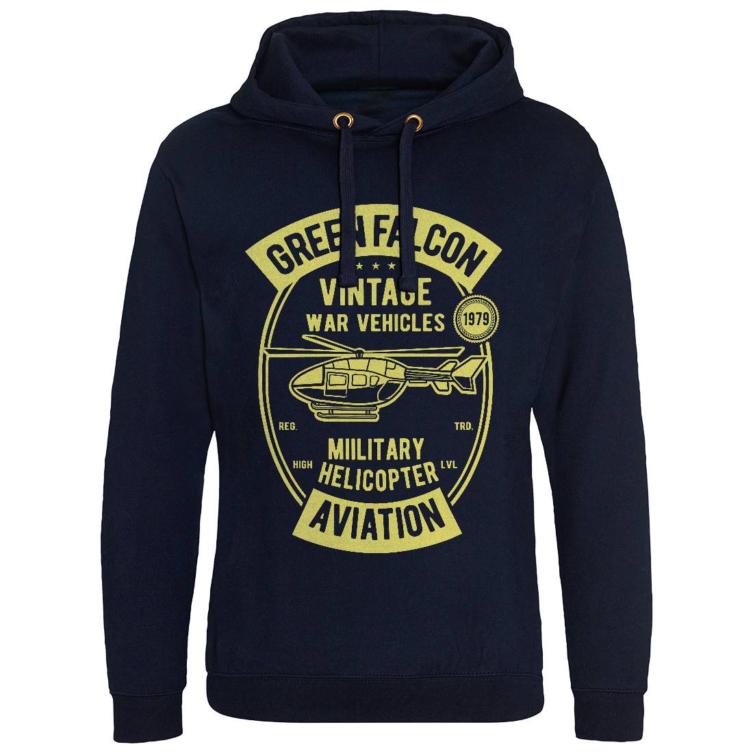 Green Falcon Mens Hoodie Without Pocket Vehicles D540