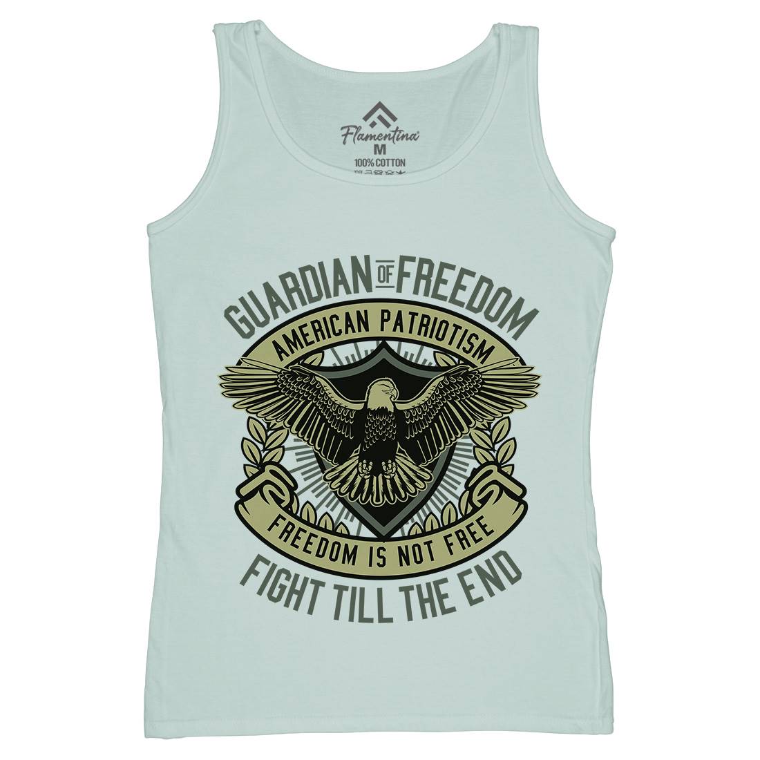 Guardian Of Freedom Womens Organic Tank Top Vest American D542