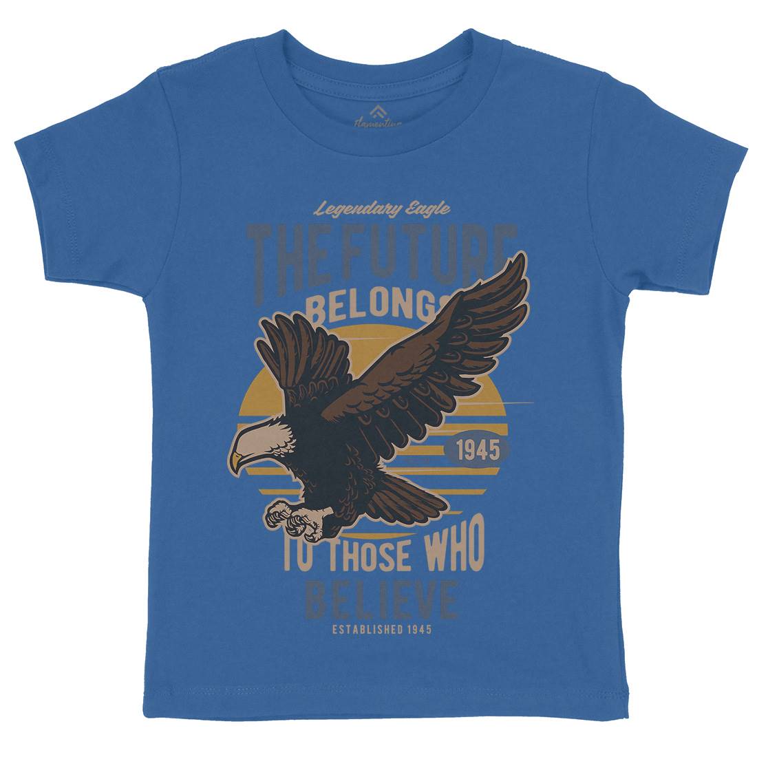 Legendary Eagle Kids Organic Crew Neck T-Shirt Animals D545