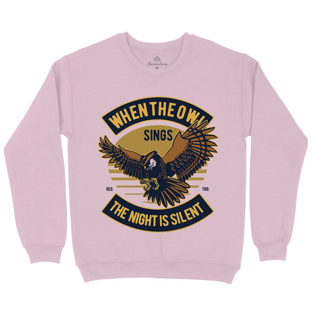 Owl Sings Kids Crew Neck Sweatshirt Animals D561