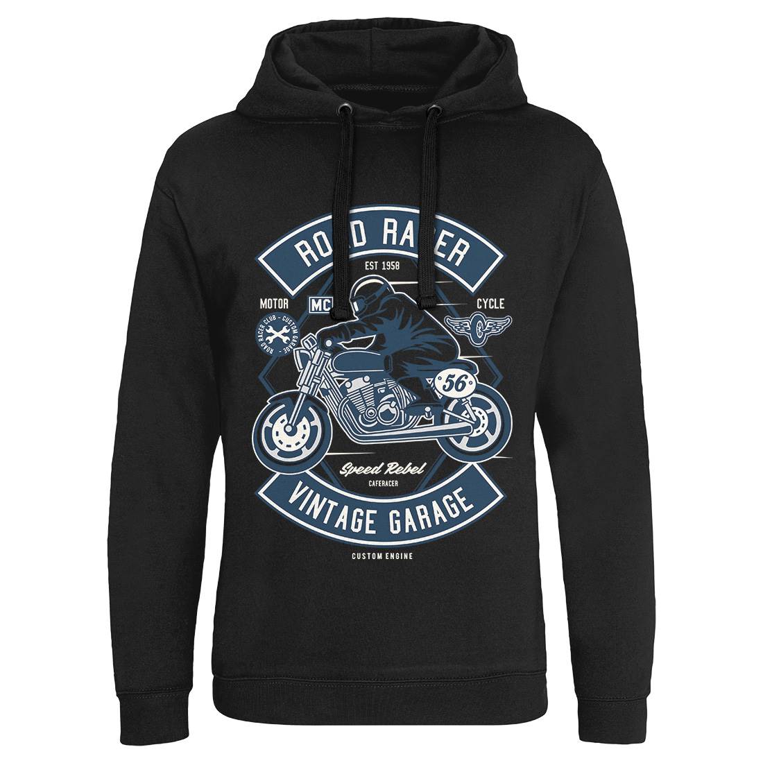 Road Racer Mens Hoodie Without Pocket Motorcycles D571