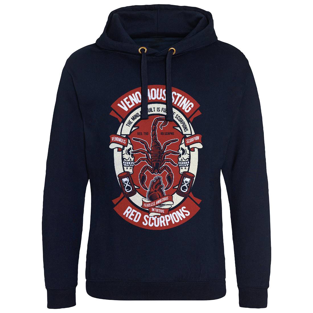 Red Scorpion Mens Hoodie Without Pocket Animals D572